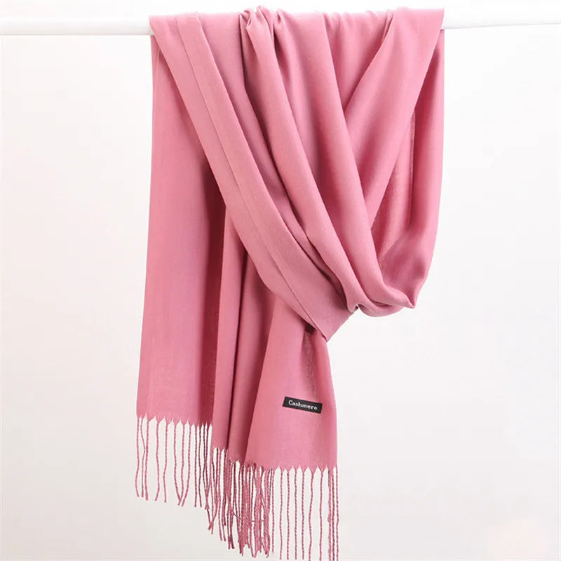 Cachecol Fashion Monocromatico Cashmere