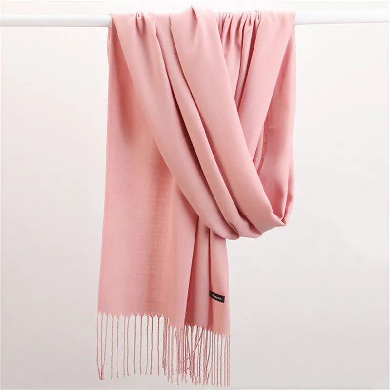 Cachecol Fashion Monocromatico Cashmere