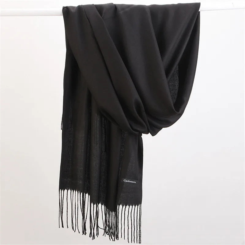 Cachecol Fashion Monocromatico Cashmere