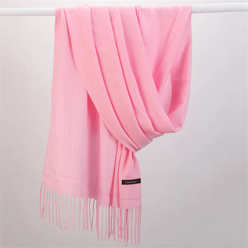 Cachecol Fashion Monocromatico Cashmere