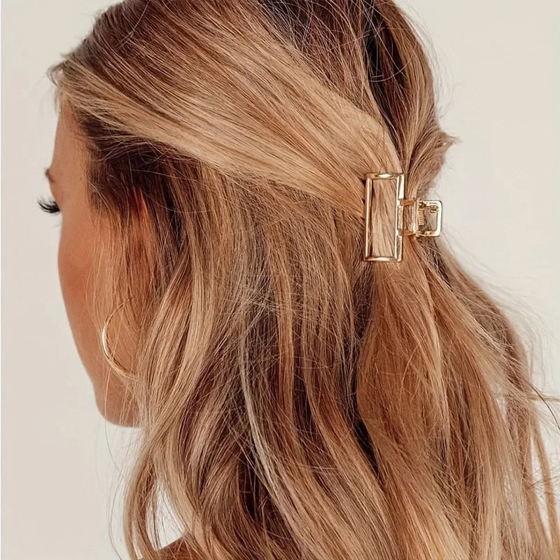 Combo com 3 Mini prendedor de cabelo dourado - Beauty Hair